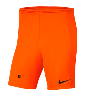 Nike Park III Short Kids Orange F819