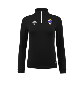 Sweatshirt à col zippé mi-haut femmes adidas Entrada 22 Noir