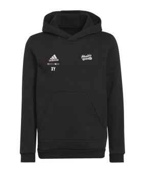 adidas Entrada 22 Hoody Kids Schwarz