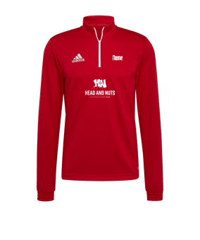 adidas Entrada 22 HalfZip Sweatshirt Rot