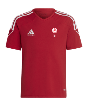 adidas Tiro 23 Trikot Kids Rot Weiss