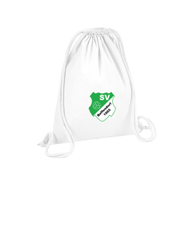Merch Organic Premium Cotton Gymsack White | #logo