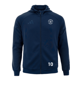 adidas Tiro 25 Travel Kapuzenjacke Blau