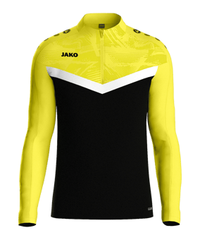 JAKO Iconic HalfZip Sweatshirt Schwarz F808 - schwarz
