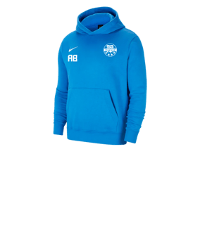Nike Park 20 Fleece Hoody Kids Blau Weiss F463