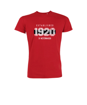 Merch Creator 2.0 T-Shirt Red | #established