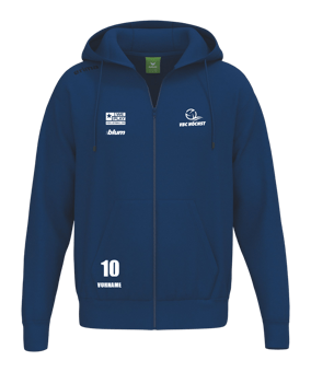 Erima TS Kapuzenjacke Kids Blau