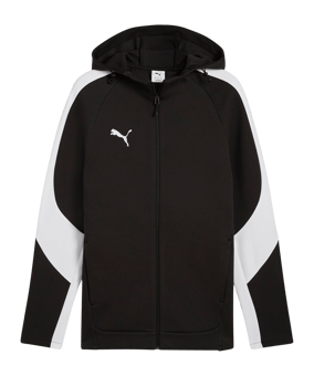 PUMA teamEVOSTRIPE Kapuzenjacke Schwarz F03 - schwarz