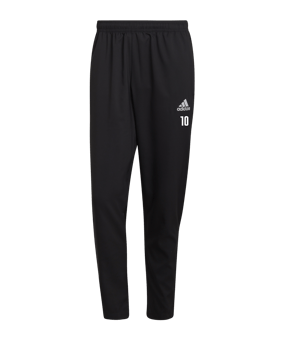 adidas Entrada 22 Präsentationshose Schwarz Weiss