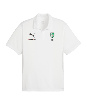 PUMA teamGOAL Poloshirt Weiss F04