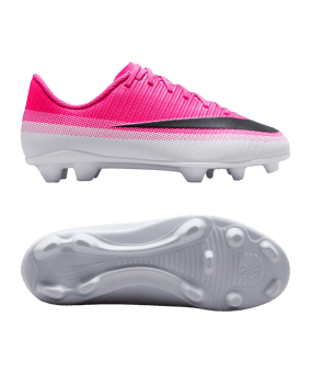 Nike Jr. Air Zoom Mercurial Vapor XVII Club FG/MG Breakout Enfants Rose C900 - rose