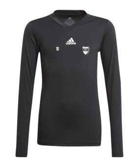 adidas Team Base Top langarm Kids Schwarz