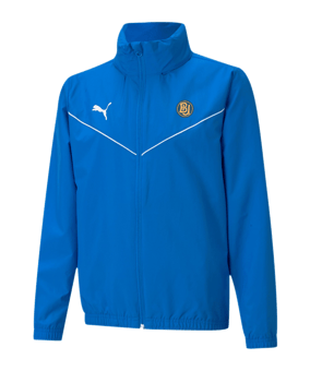 PUMA teamRISE Allwetterjacke Kids Blau F02