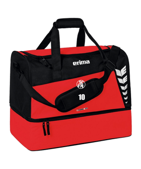Erima Six Wings Sporttasche mit Bodenfach Gr.M Rot