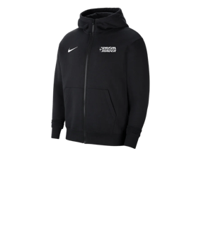 Nike Park 20 Fleece Kapuzenjacke Kids Schwarz F010