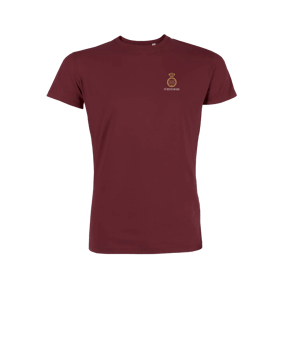 Merch Creator 2.0 T-Shirt Burgundy | #logo (beidseitig)