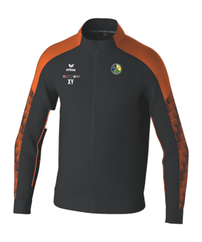 Erima EVO STAR Trainingsjacke Schwarz Fschwarzorange