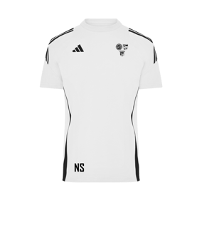 adidas Tiro 24 T-Shirt Weiss Schwarz
