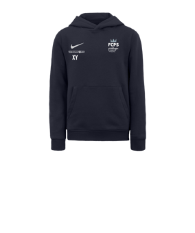 Nike Park 20 Fleece Hoody Kids Blau Weiss F451