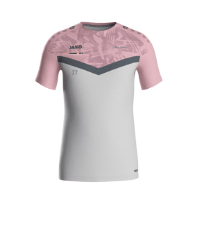 JAKO Iconic T-Shirt Damen Grau Pink F851