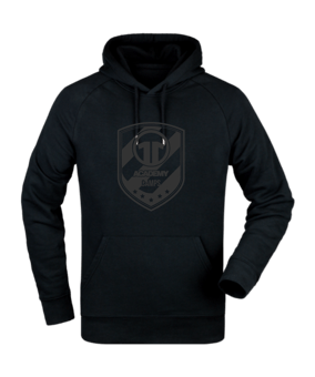11ts Academy Hoody Allblack Schwarz - schwarz
