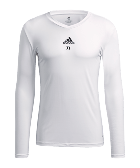 adidas Team Base Top langarm Weiss