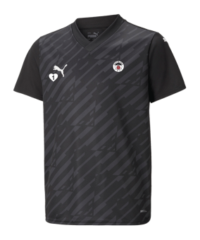 PUMA teamULTIMATE Trikot Kids Schwarz F03