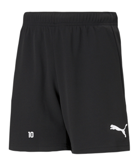 PUMA teamRISE Short Kids Schwarz Weiss F04