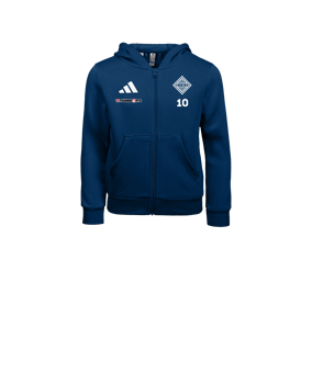 adidas Entrada 26 Kapuzenjacke Kids Blau