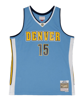 Mitchell and Ness NBA Denver Nuggets 2016-2017 Nikola Jokic Swingman Trikot Blau - blau