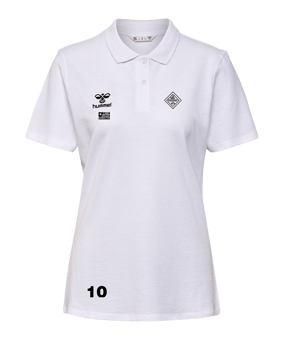 Hummel GO 2.0 Polo Damen Weiss F9001