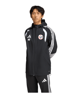adidas Tiro 26 Regenjacke Schwarz