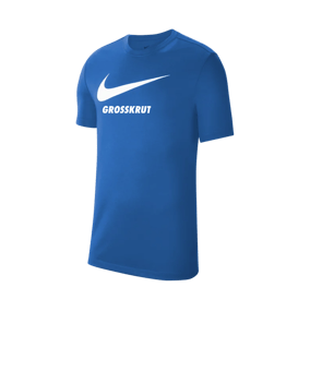 Nike Park 20 Swoosh T-Shirt Kids Blau Weiss F463