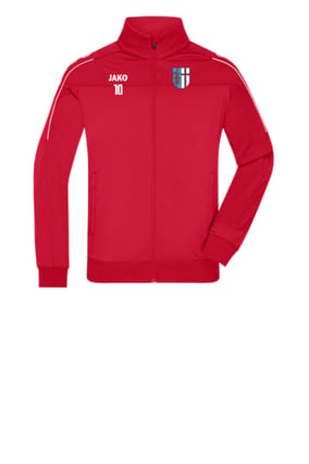 JAKO Classico Polyesterjacke Rot Weiss F01