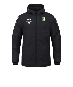 JAKO Team Coach Kapuzenjacke Schwarz F800