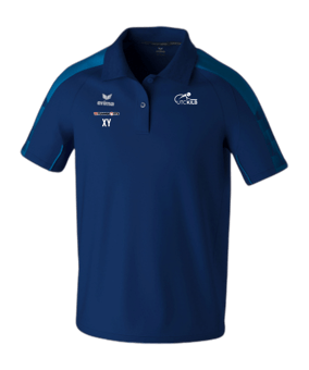 Erima Evo Star Poloshirt Blau