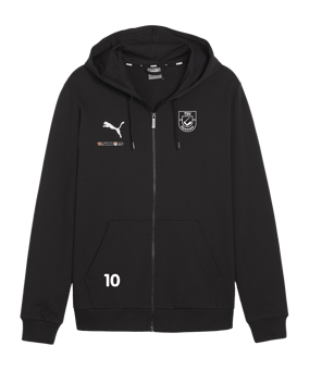 PUMA teamGOAL Casuals Kapuzenjacke Schwarz F03