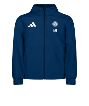 adidas Entrada 26 Regenjacke Dunkelblau
