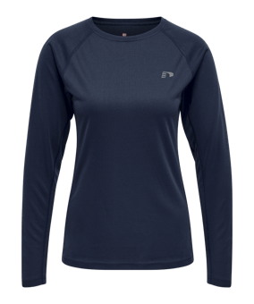 Newline Core Shirt langarm Running Damen F1009 - schwarz