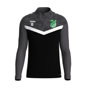 JAKO Iconic HalfZip Sweatshirt Schwarz F801