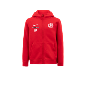 Nike Park 20 Fleece Kapuzenjacke Kids Rot F657