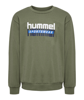 Hummel Sweatshirt Kids Grün F6002 - gruen