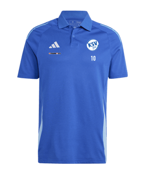adidas Tiro 24 Competition Poloshirt Blau