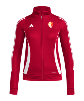 adidas Tiro 24 Trainingsjacke Damen Rot Weiss