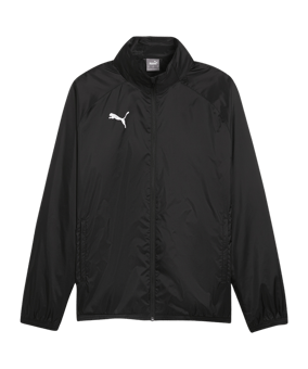 PUMA teamGOAL Allwetterjacke Schwarz Weiss F03 - schwarz