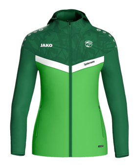 JAKO Icon Kapuzenjacke Damen Grün F222