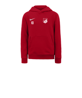 Nike Park 20 Fleece Hoody Kids Rot Weiss F657