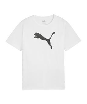 PUMA teamRISE Logo Trainingshirt Kids Weiss F04 - weiss