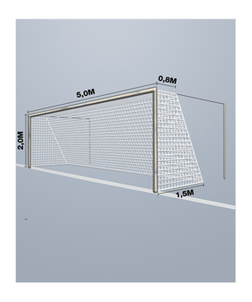 Cawila Tornetz 5,00x2,00m | Tiefe 0,8x1,5m - weiss