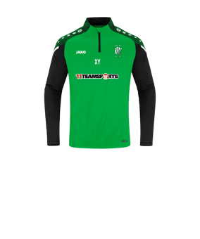 JAKO Performance Ziptop Kids Grün Schwarz F221